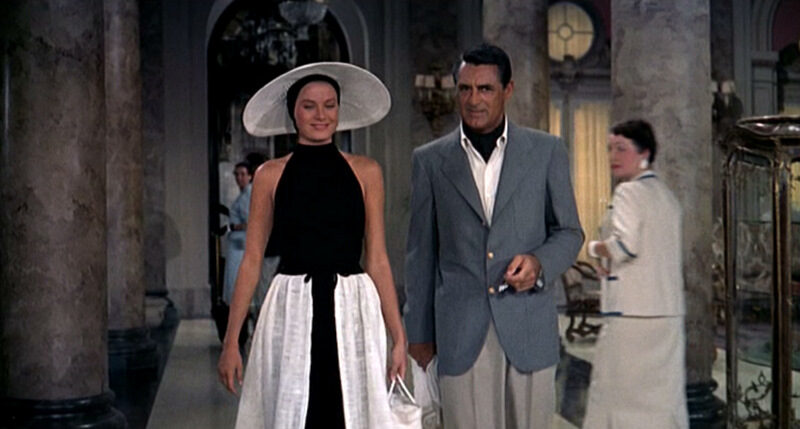 to-catch-a-thief_grace-kelly-cary-grant_black-beach-wear_front-smile-bmp-5424629