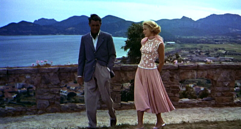 to-catch-a-thief_grace-kelly-cary-grant-coral-top-skirt_front-full-5012653