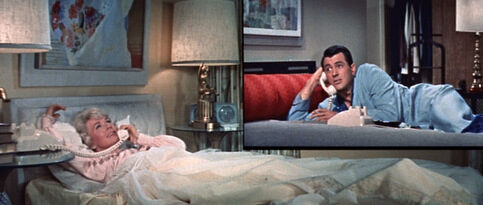 pillow-talk_doris-day_pink-nightdress-rock-hudson_split-screen-3449306